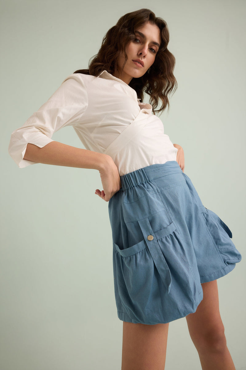 Summerwave Shorts In Blue - Myra USA