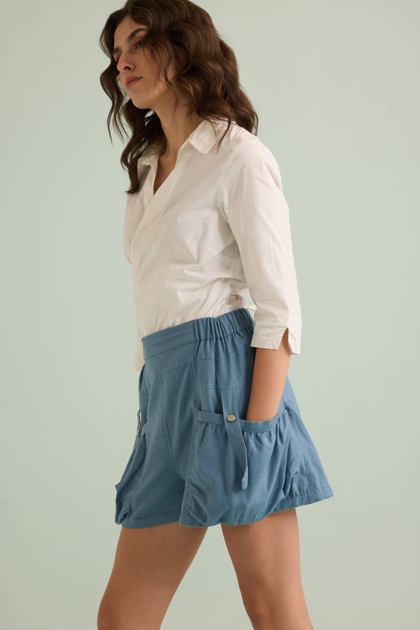 Summerwave Shorts In Blue - Myra USA