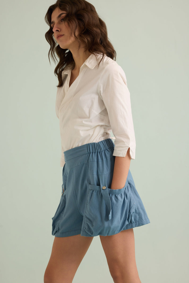 Summerwave Shorts In Blue - Myra USA