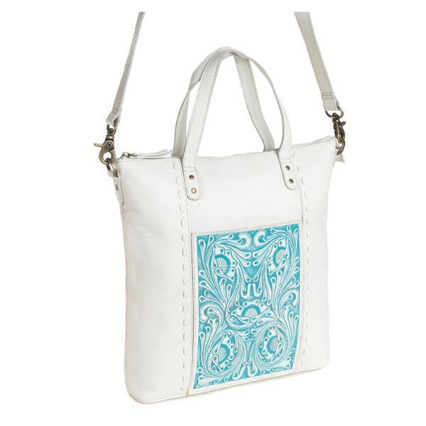 Steerhallow Canyon Shoulder Bag in White