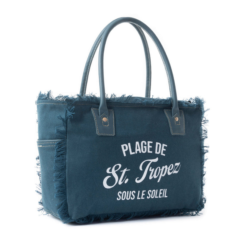 Saint Tropez Tote Bag In Blue