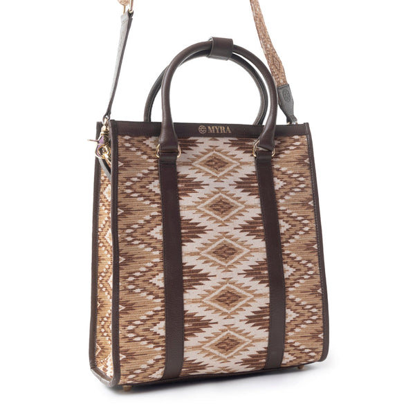 Tribal Legacy Tote Bag In Dark Brown