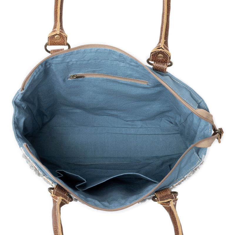 Seabound Mosaic Crossbody Bag in Faded Blue