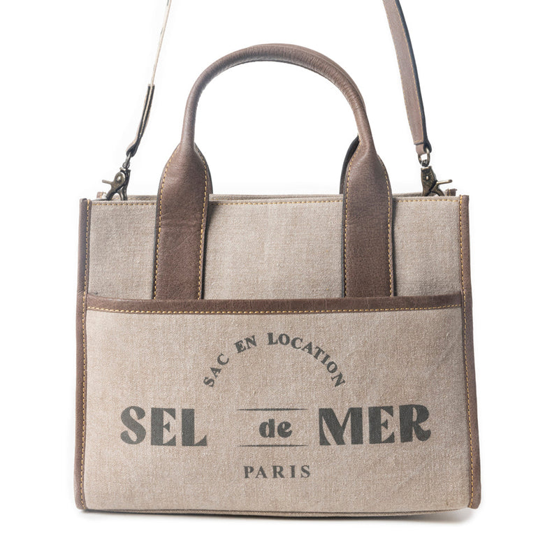 Sel de Mer Crossbody Bag in Old Mill White