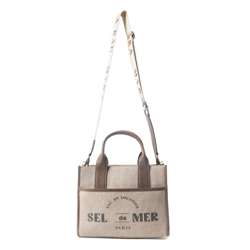 Sel de Mer Crossbody Bag in Old Mill White