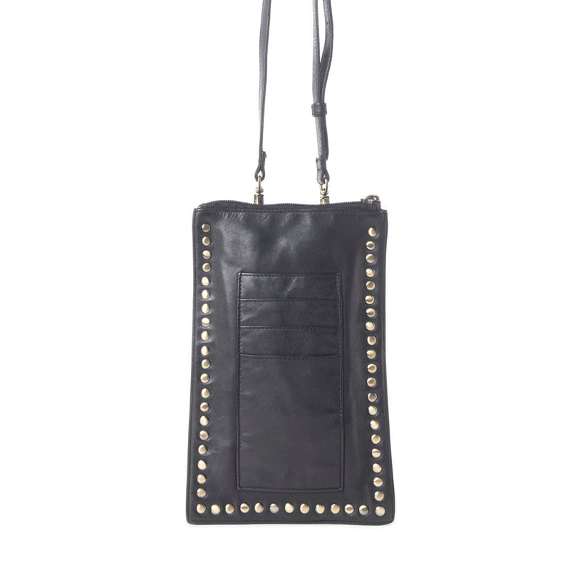 Western Wanderer Leather Bag in Black