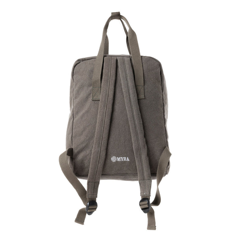 Pioneer Trek Canvas Backpack Bag in Grey
