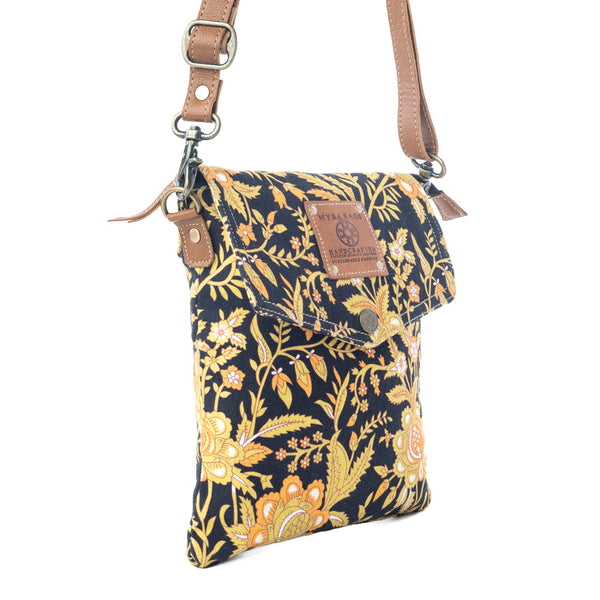 Sunlit Grove Crossbody Bag in Golden Noir