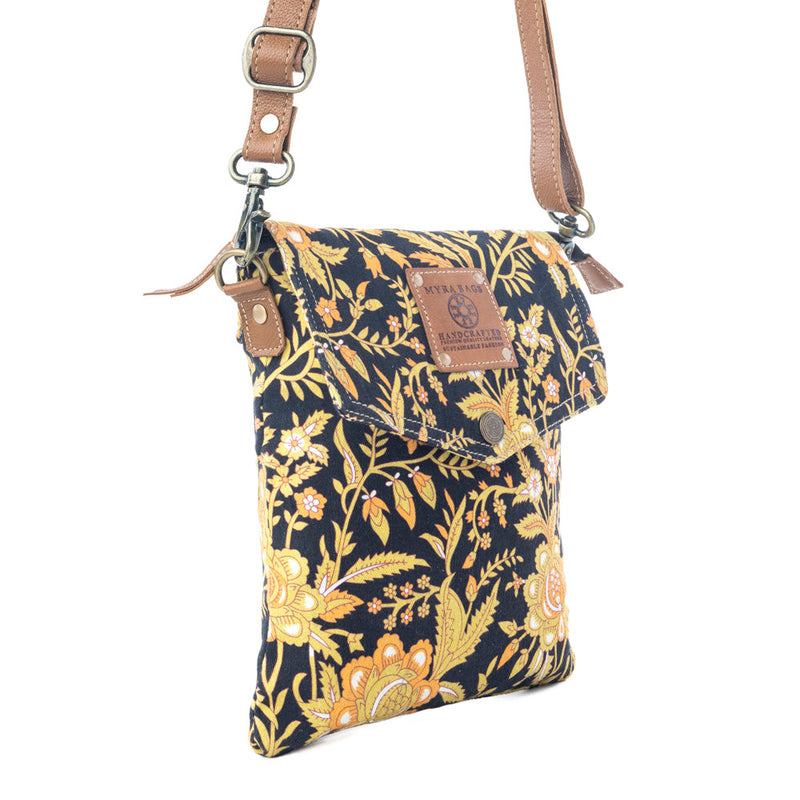 Sunlit Grove Crossbody Bag in Golden Noir