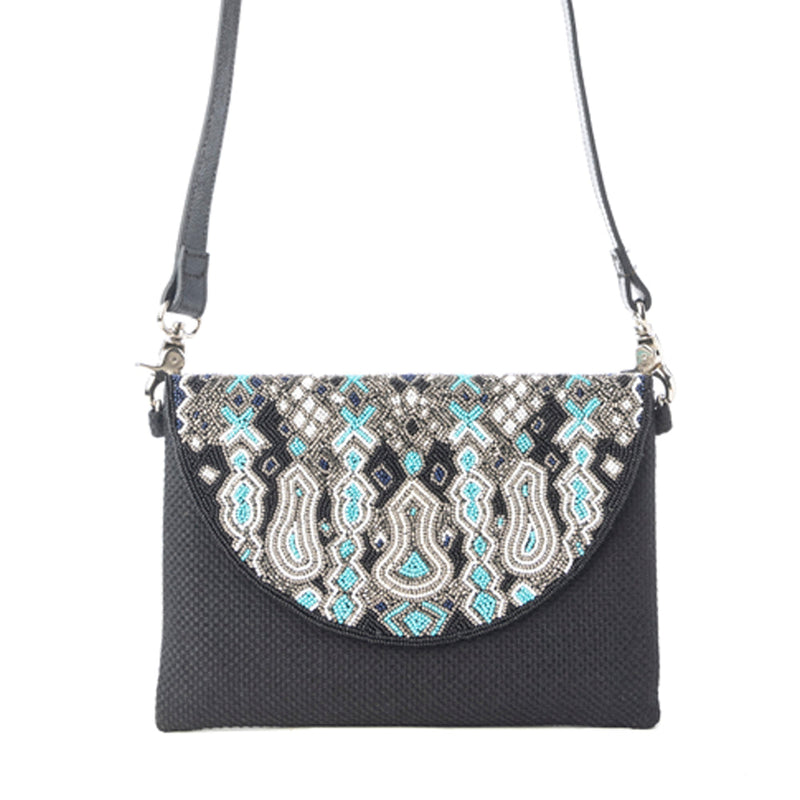 Sahara Sky Crossbody Bag in Frosted Black