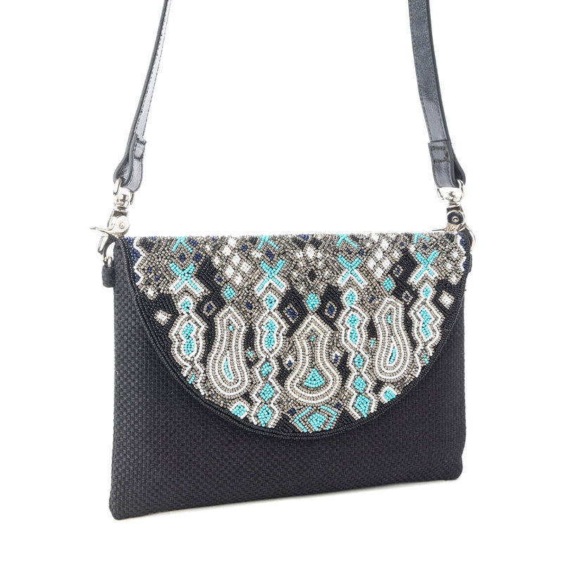 Sahara Sky Crossbody Bag in Frosted Black