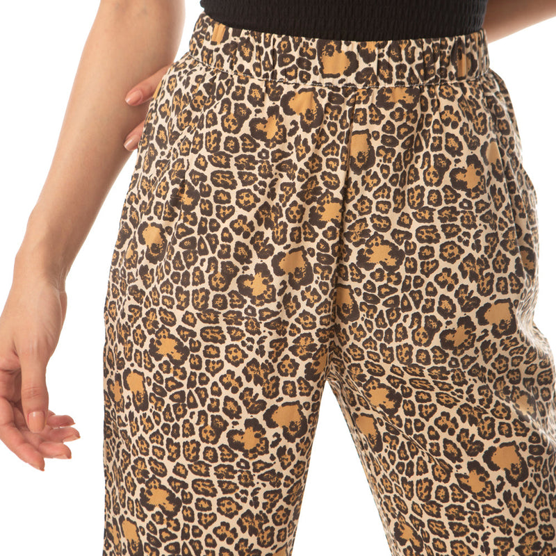 Leopard Bling Buttery Joggers - MyraUSA
