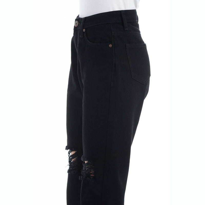 Vickee Dark Wash Distressed Hem Jeans - Myra USA